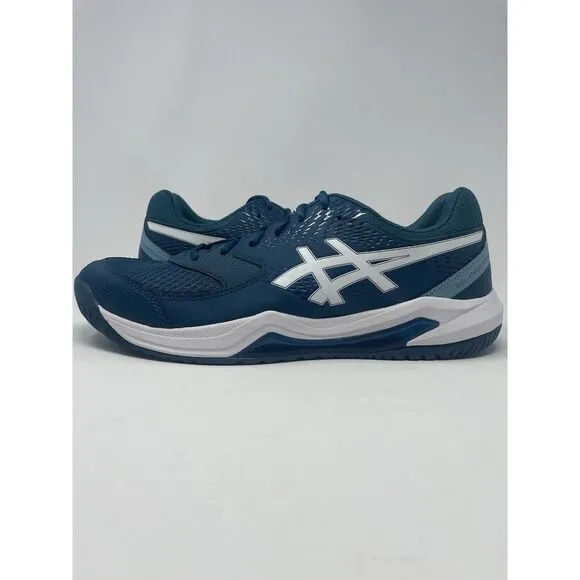 Asics Gel Dedicate 8 Men's Tennis Court Shoes Pickleball Teal White Mens Size 11