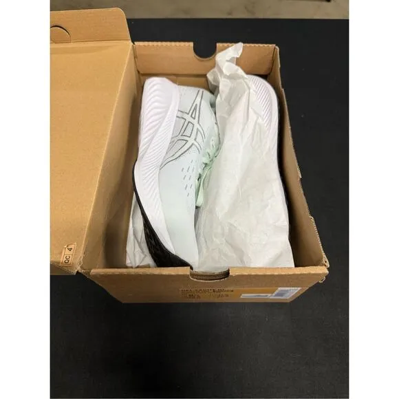 Asics Gel Excite 10 White Pure Silver Court Shoes Sneakers 9.5