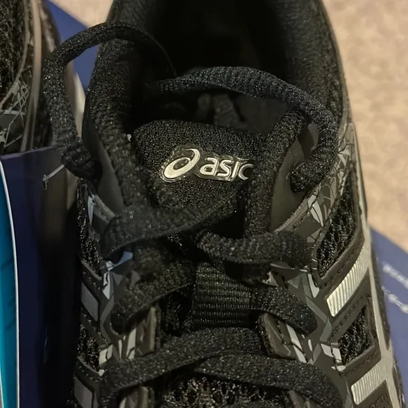 ASICS Gel Excite 4 shoes sneakers new T6E8N 9090 black silver Women’s Size 6.5