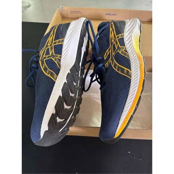 Asics Gel Excite 9 Deep Ocean Amber Running Shoes Sneakers 13 4E