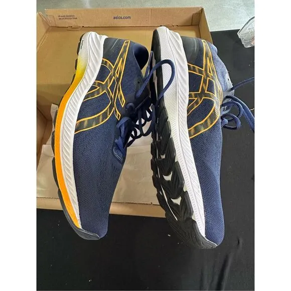 Asics Gel Excite 9 Deep Ocean Amber Running Shoes Sneakers 13 4E