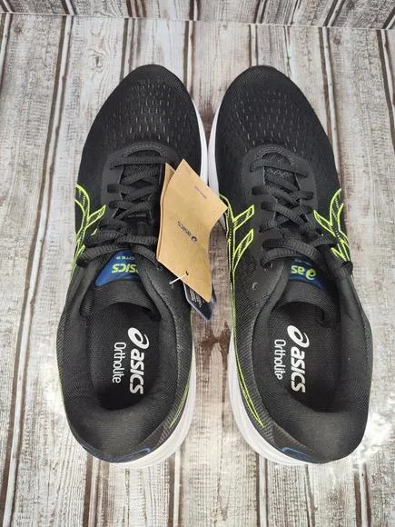 ASICS GEL-EXCITE 9 Men's Size 12 Black/Hazard Green Running Shoes 1011B338 NWOB