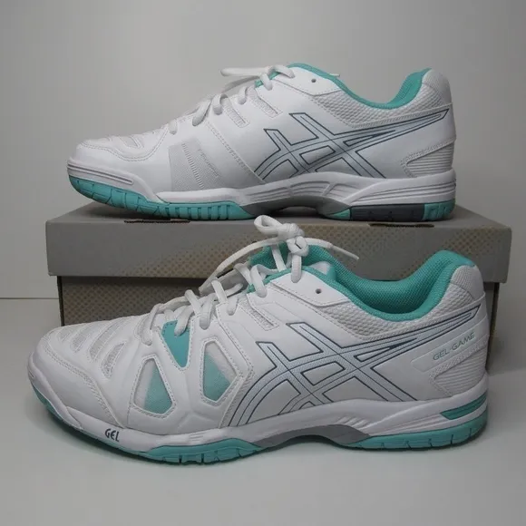 ASICS Gel Game 5 E556Y White / Mirage Blue Sneakers