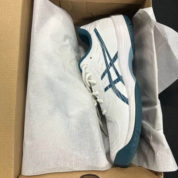 Asics Gel Game 9 Court Shoes Sneakers 9 White Restful Teal