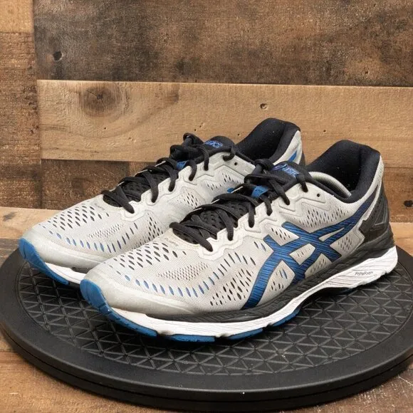 ASICS GEL KAYANO 23 MENS ATHLETICSHOES RUNNING WALKING GYM GRAY LOW SIZE 12