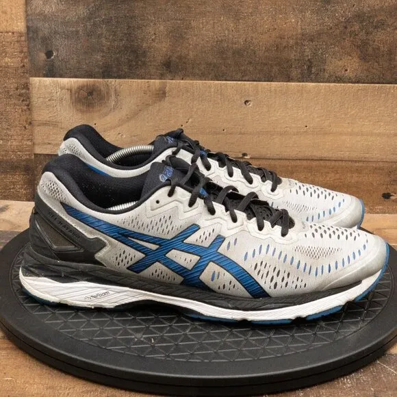 ASICS GEL KAYANO 23 MENS ATHLETICSHOES RUNNING WALKING GYM GRAY LOW SIZE 12