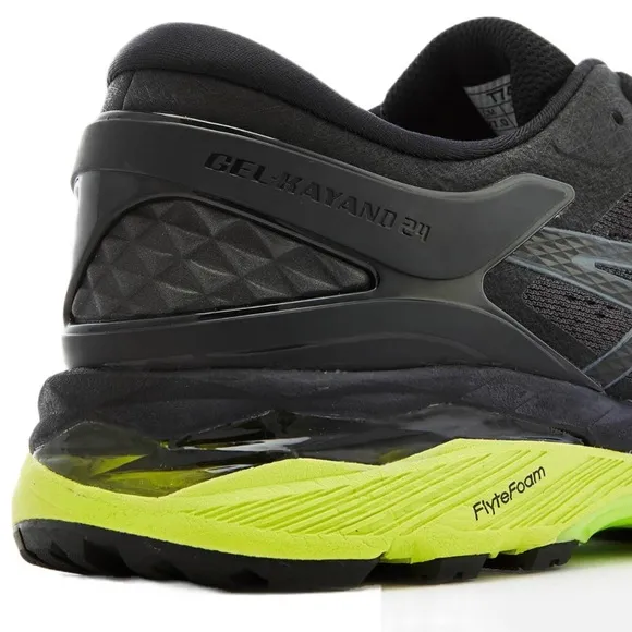 ASICS Gel-Kayano 24 Black &amp; Green Gecko - New With Tags, Men’s 6 / Women…