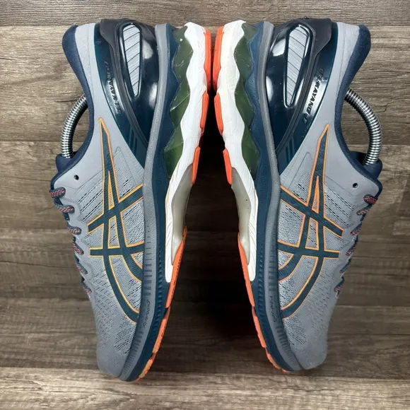 Asics Gel-Kayano 27 Gray Mens US Size 12.5 Wide EUR 47 1011A835 Running Shoes