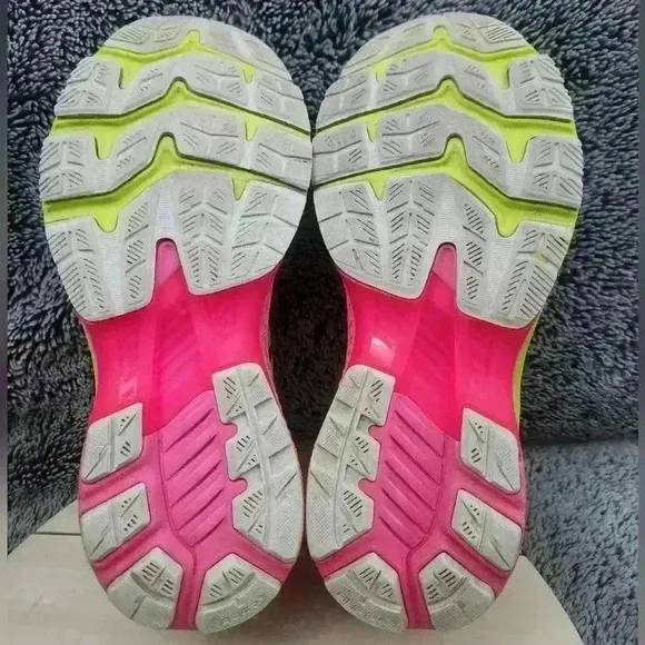 Asics Gel Kayano 27 Lite Shoes Shoes Womens Size 7.5 White Pink Trainers