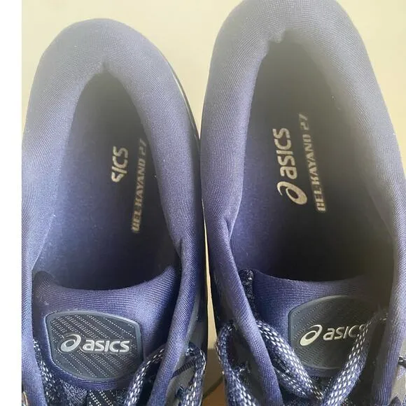 ASICS Gel Kayano 27 Navy/White Men Running Shoes 1011767- SZ 14