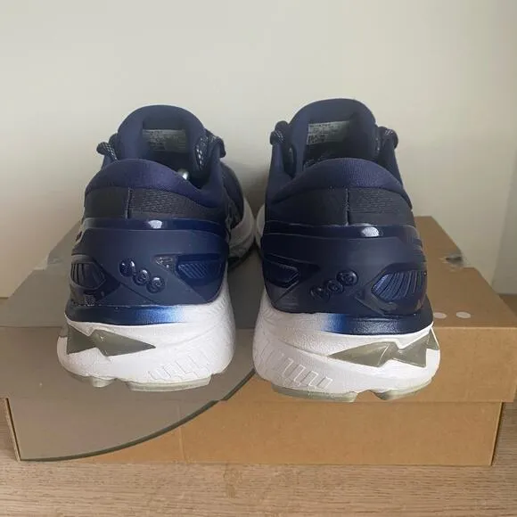 ASICS Gel Kayano 27 Navy/White Men Running Shoes 1011767- SZ 14