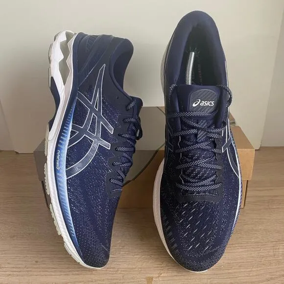 ASICS Gel Kayano 27 Navy/White Men Running Shoes 1011767- SZ 14