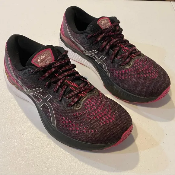 ASICS Gel-Kayano 28 Running Shoes 8 Pink Black