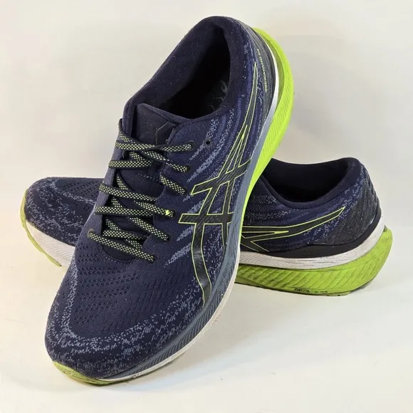 ASICS Gel-Kayano 29 Mens Size 14 Running Shoes Blue Athletic Sneakers 1011B440