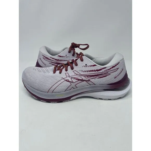ASICS Gel-Kayano 29 Running Shoes white‎ Lilac Berry Womens Size 7.5