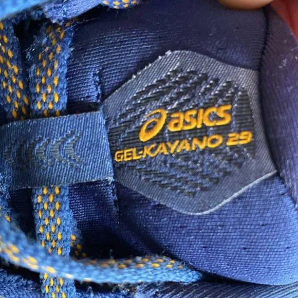 ASICS gel Kayano 29 shoes men’s 10.5 blue VGUC