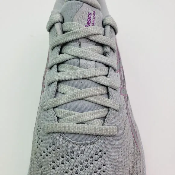 Asics Gel Kayano 29 Womens Size 10.5 W Gray Purple Running Sneaker Shoes 1012B29