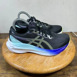 Asics Gel Kayano 30 Black‎ Blue 1012B357 Sneakers Shoes Women's Size 7.5