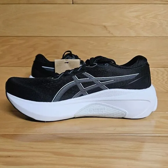Asics Gel-Kayano 30 Womens Running Shoe Sneaker Black White Sheet Rock