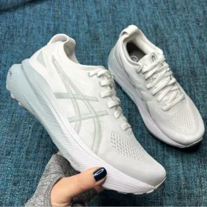 Asics Gel Kayano 31 Running Shoes in White Dolphin Grey