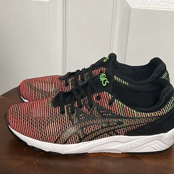 🔥Asics Gel Kayano Trainer Evo Mens Shoes Gecko Green-Guava - Men Sz 9 - PERFECT