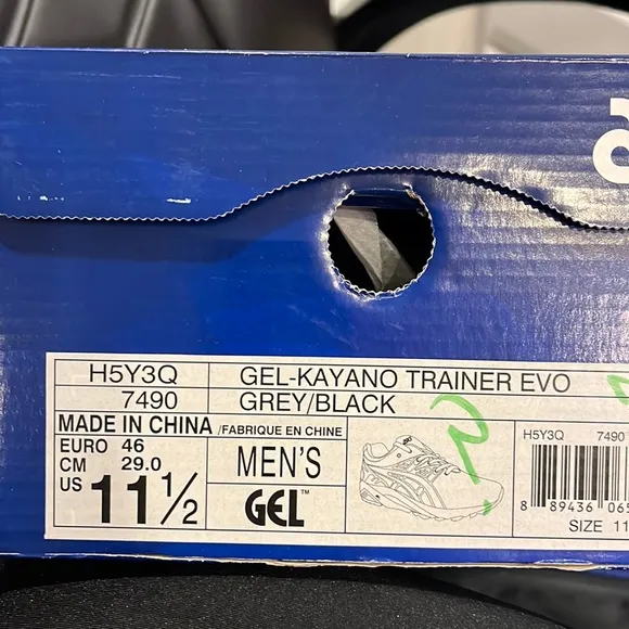 ASICS Gel Kayano Trainer Evo shoes sneakers new H5Y3K 7490 Mens size 11.5