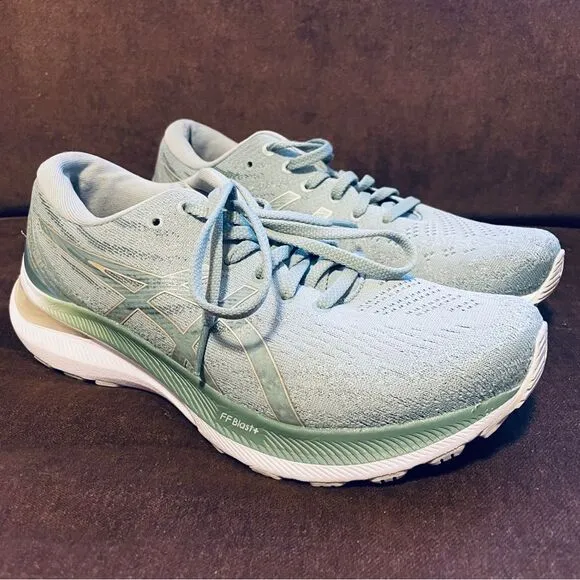Asics GeL Kayano 28 womens running shoes size 9 US 40.5 EUR 7 UK green gold