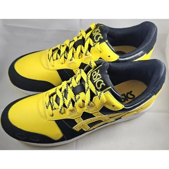 ASICS Gel-Lyte Black/ Tai-Chi Yellow  Leather &amp; Suede  Size 10