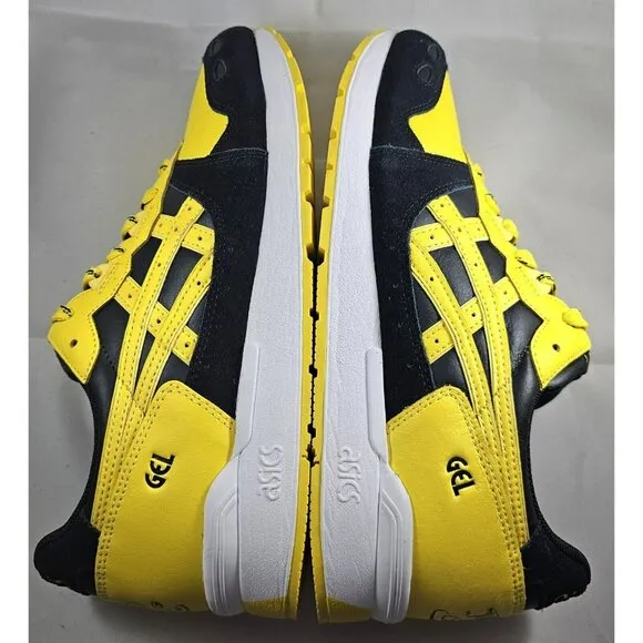 ASICS Gel-Lyte Black/ Tai-Chi Yellow  Leather &amp; Suede  Size 10