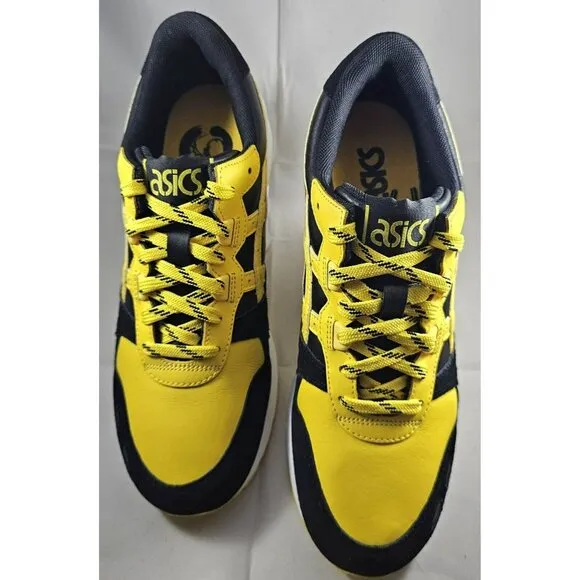 ASICS Gel-Lyte Black/ Tai-Chi Yellow  Leather &amp; Suede  Size 10