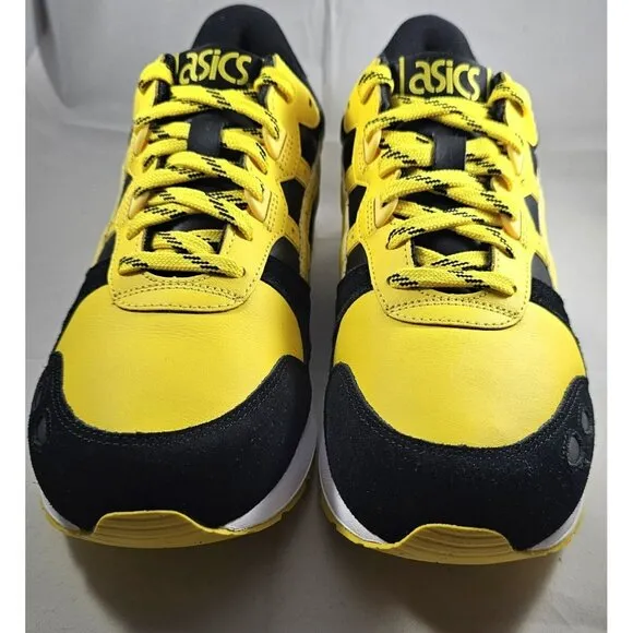 ASICS Gel-Lyte Black/ Tai-Chi Yellow  Leather &amp; Suede  Size 10