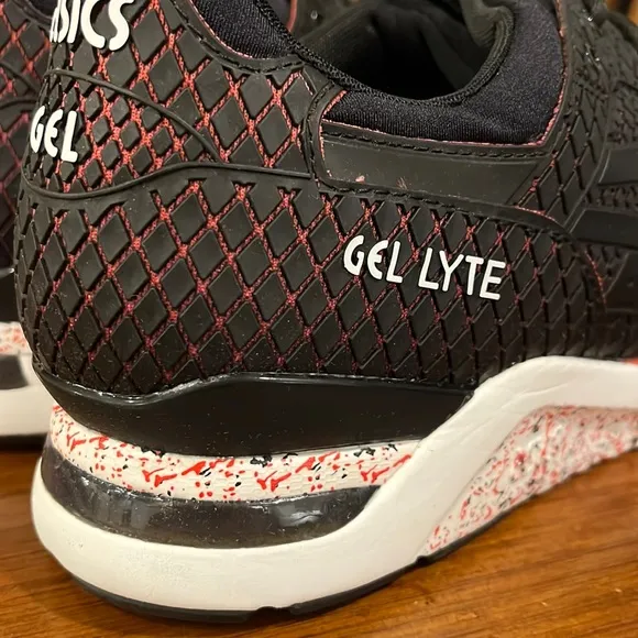ASICS Gel Lyte Evo Samurai Pack shoes sneakers new black HN543 9090 Mens Sizes