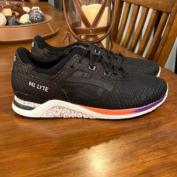 ASICS Gel Lyte Evo Samurai Pack shoes sneakers new black HN543 9090 Mens Sizes