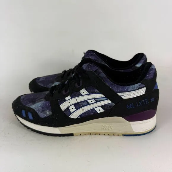 Asics Gel Lyte III Athletic Shoes Womens 7.5 Multicolor Lace-Up Low Top Sneakers