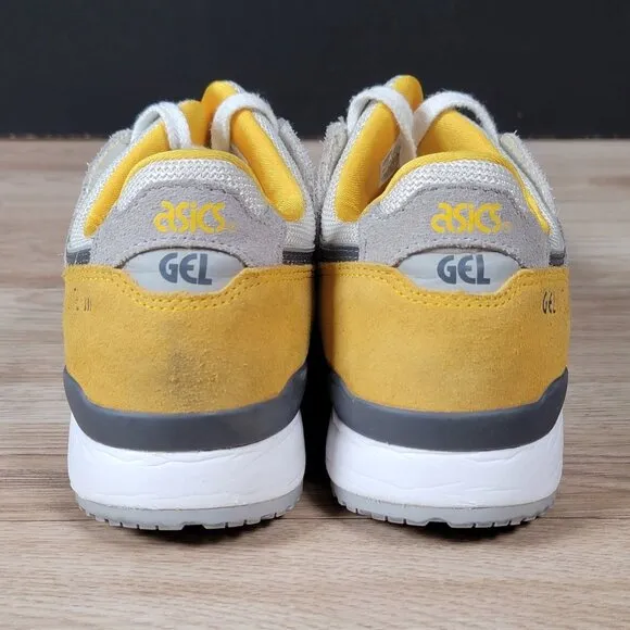 ASICS Gel Lyte III Shoes Mens Size 5.5 Yellow White Womens 6.5 Athletic Sneakers