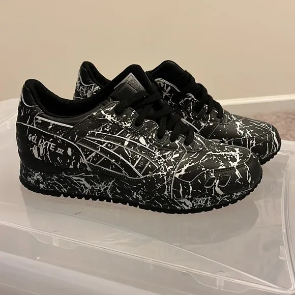 ASICS Gel Lyte III shoes sneakers Marble Pack black H627L 9090 Mens Size 9.5