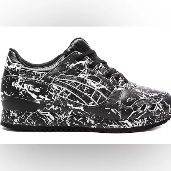 ASICS Gel Lyte III shoes sneakers Marble Pack black H627L 9090 Mens Size 9.5