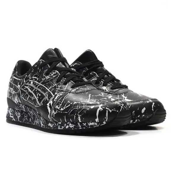 ASICS Gel Lyte III shoes sneakers Marble Pack black H627L 9090 Mens Size 9.5