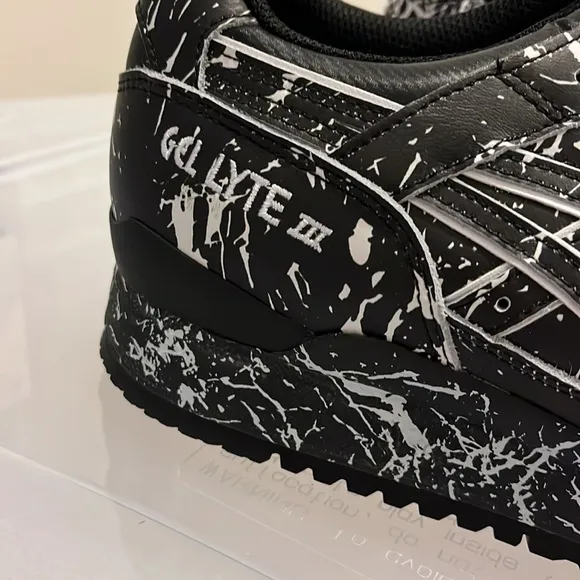 ASICS Gel Lyte III shoes sneakers Marble Pack black H627L 9090 Mens Size 9.5