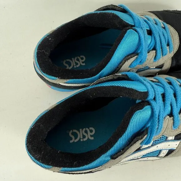 Asics Gel-Lyte III Sneakers Men's 6.5 Gray Black Lace-Up Low Top Running Shoes