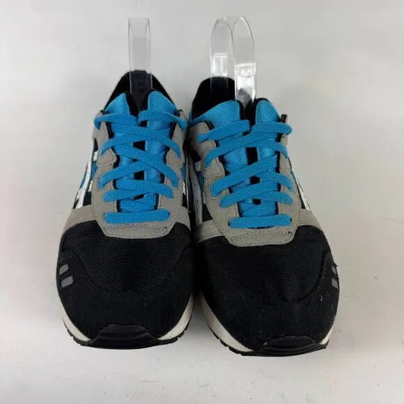 Asics Gel-Lyte III Sneakers Men's 6.5 Gray Black Lace-Up Low Top Running Shoes