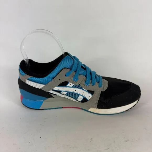 Asics Gel-Lyte III Sneakers Men's 6.5 Gray Black Lace-Up Low Top Running Shoes