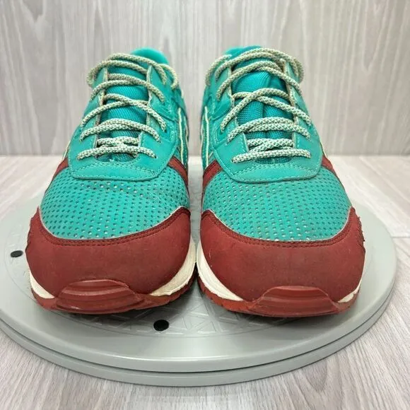 Asics Gel-Lyte III Spectra Green Fabric Leather Athletic Sneakers Shoes Mens 10