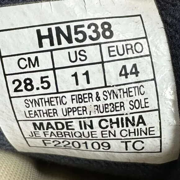 ASICS Gel Lyte III White Navy Tan Men’s 11 Leather Sneakers Shoes 2009 Low Rare