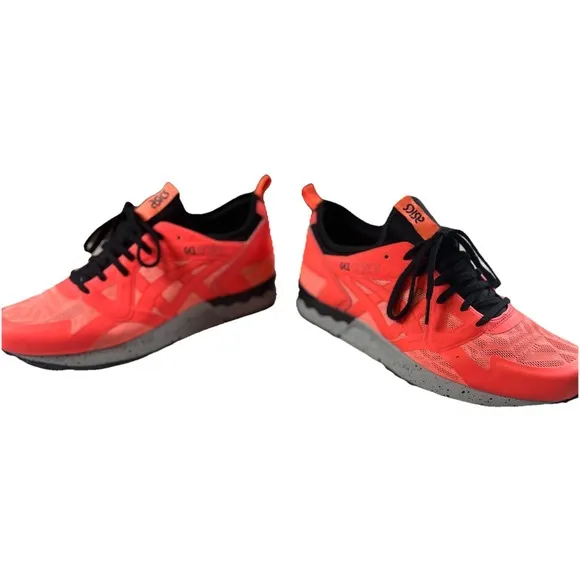 Asics Gel-Lyte V 5 Orange Black Gray Running Shoes Sneakers HY7M1 Men Size 10.5