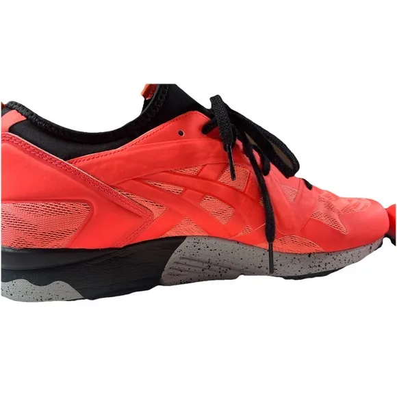 Asics Gel-Lyte V 5 Orange Black Gray Running Shoes Sneakers HY7M1 Men Size 10.5