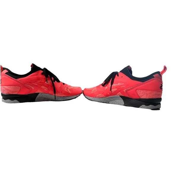 Asics Gel-Lyte V 5 Orange Black Gray Running Shoes Sneakers HY7M1 Men Size 10.5