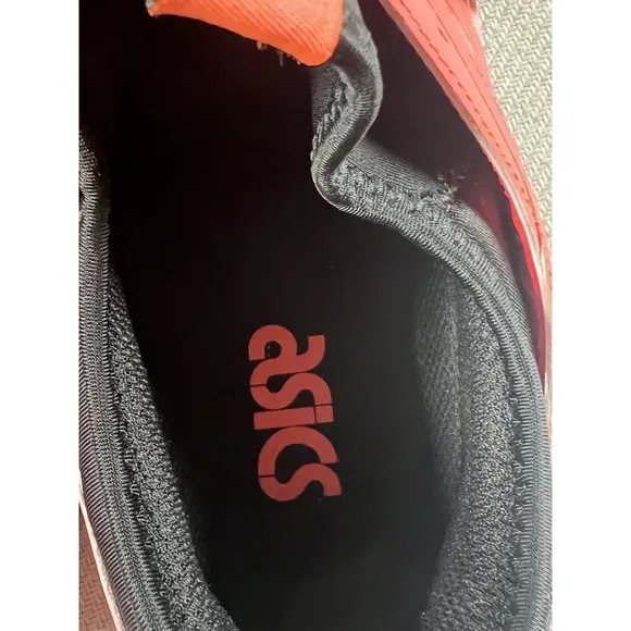 Asics Gel-Lyte V 5 Orange Black Gray Running Shoes Sneakers HY7M1 Men Size 10.5