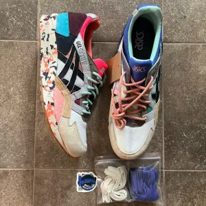 ASICS Gel Lyte V RE:MATERIAL Pink Aqua 1201A871-961 Men's Shoes Size 12.5 RARE