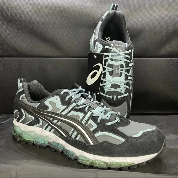 ASICS GEL Nandi 360 Running Shoes Grey / Smoke Blue 1021A190-021 Men’s Size 11 M